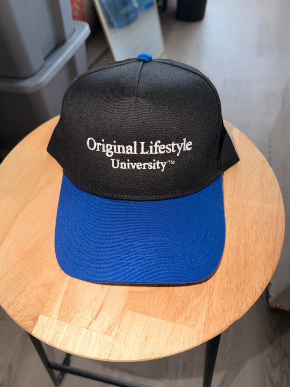Black and Blue Trucker Hat